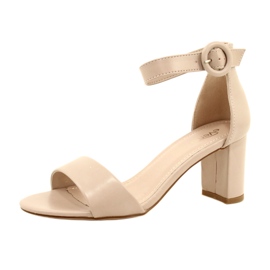 Frauensandalen auf dem Evento Post 20SD98-1617 Beige 3