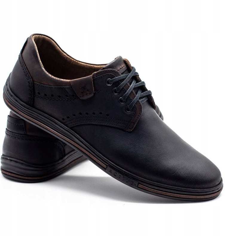 Polbut Herren Freizeitschuhe 402 schwarz 2