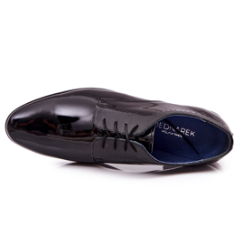Bednarek Polish Shoes Eleganter Lacklederschuh Bednarek 724 Schwarz 1