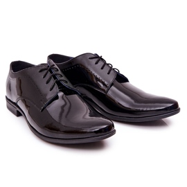 Bednarek Polish Shoes Eleganter Lacklederschuh Bednarek 724 Schwarz 4