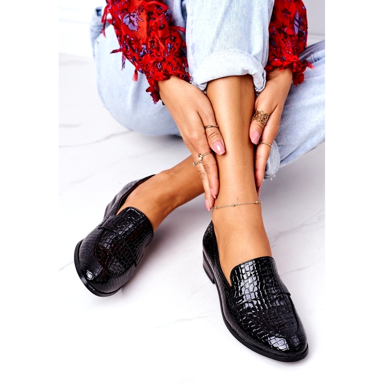 Lackierte Mokassins Vinceza 21-10674 Schwarz 4