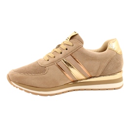 M.Daszyński Damen Sportschuhe Beige MR2169 1