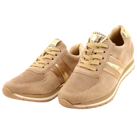 M.Daszyński Damen Sportschuhe Beige MR2169 2