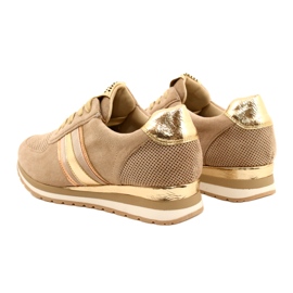 M.Daszyński Damen Sportschuhe Beige MR2169 5