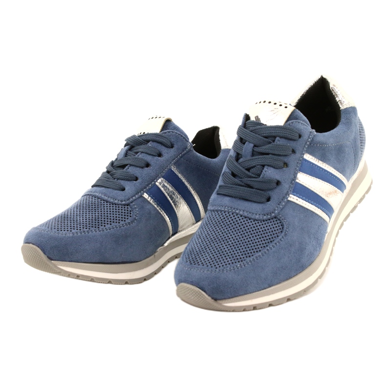 M.Daszyński Frauen Sportschuhe Blau MR2169 2