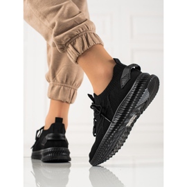 TRENDI Modische Sportschuhe schwarz 2