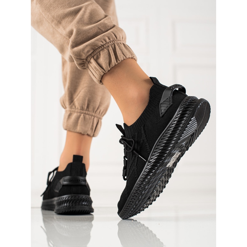 TRENDI Modische Sportschuhe schwarz 2