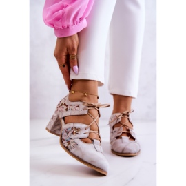 Damen Lederstiefel Maciejka 05328-04 Beige 1