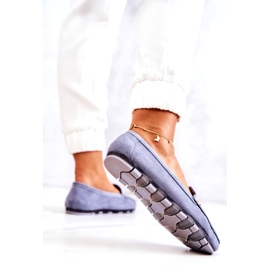 PS1 Damen-Loafer aus Wildleder Blau Madelyn 5
