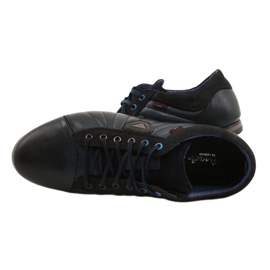 Lemar Herren Lederschuhe 1615 marineblau 5