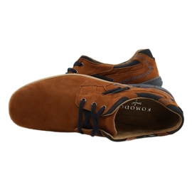 KOMODO Lässige Herrenschuhe 861L DK.Camel braun 5