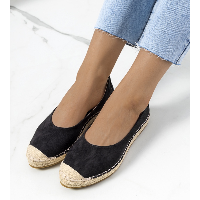 Schwarze Damen-Espadrilles von Sipkema 1