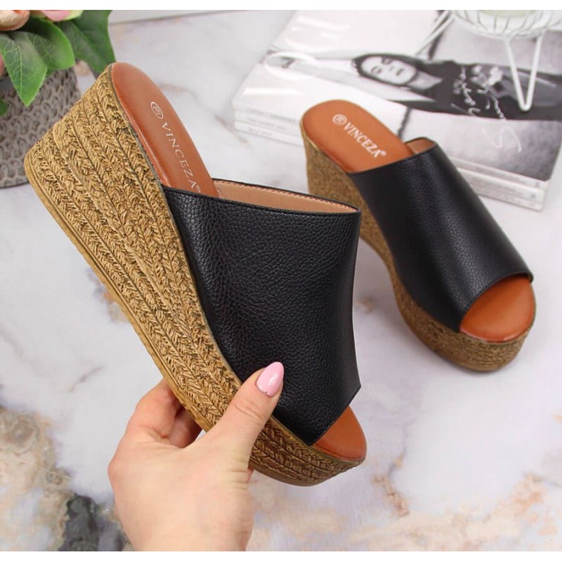 Keilhausschuhe Vinceza W JAN98A schwarz 1