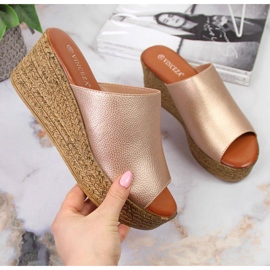 Keilhausschuhe Vinceza W JAN98B golden 1