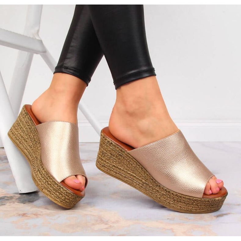 Keilhausschuhe Vinceza W JAN98B golden 2