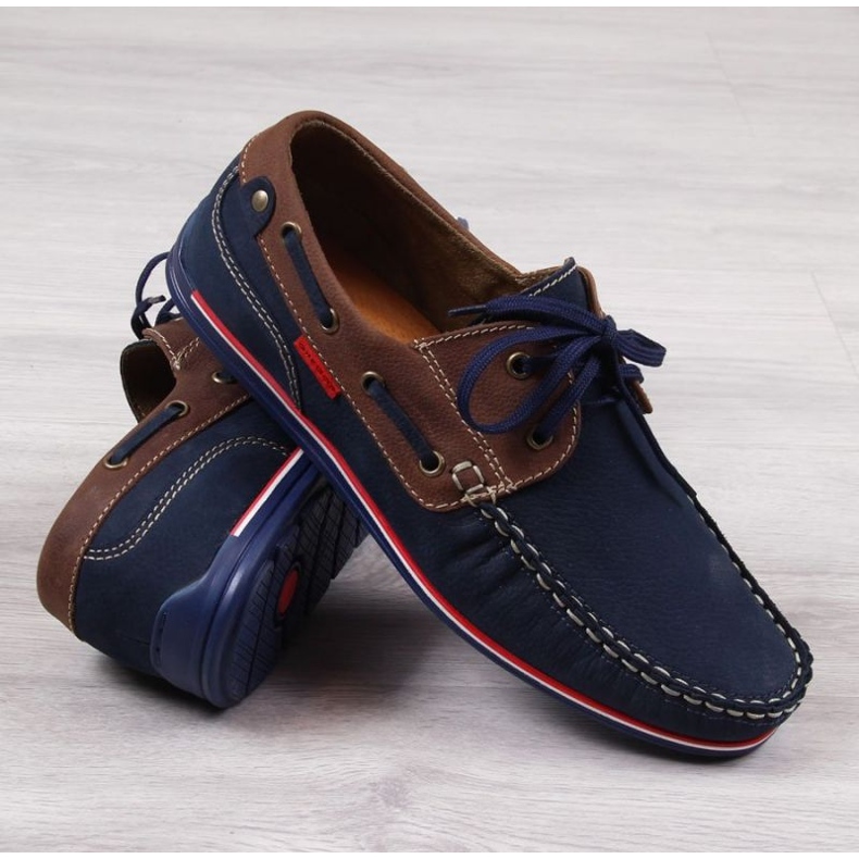 Lässiger Loafer Gregor M GRE1774A marineblau navy blau 1
