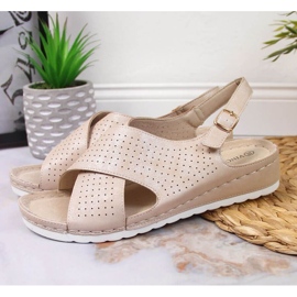 Keilsandalen Vinceza W JAN106B beige 2