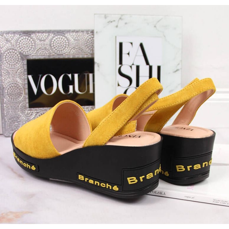 Keilsandalen Vinceza W JAN108B gelb 2