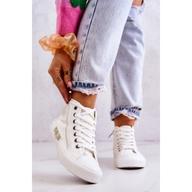 Klassische High-Top-Sneaker Big Star JJ274379 Weiß 2