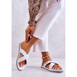 Damenschaumhausschuhe Big Star JJ274A339 Weiß 2