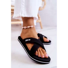 Damenschaumhausschuhe Big Star JJ274A338 Schwarz 2