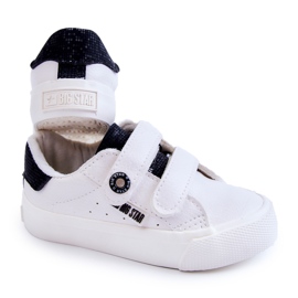 Kinderturnschuhe mit Klettverschluss Big Star JJ374108 Weiß-Schwarz 2