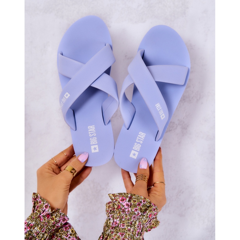 Damenschuhe aus Schaumstoff Big Star JJ274A521 Hellblau 1