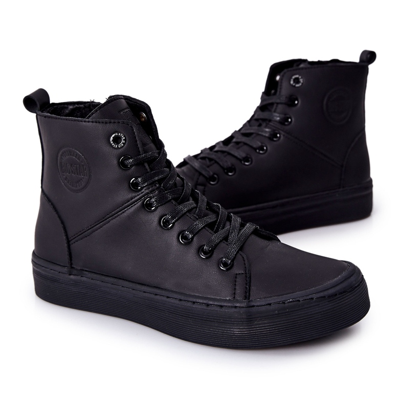 Hohe Sneakers für Herren Big Star II174048 Schwarz 2