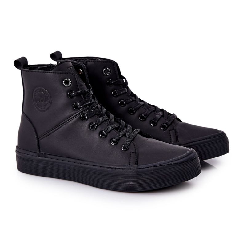Hohe Sneakers für Herren Big Star II174048 Schwarz 3