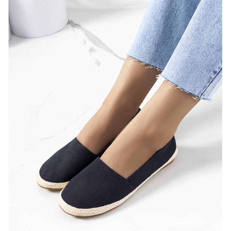 Schwarze Damen-Espadrilles von Lyndsey 1