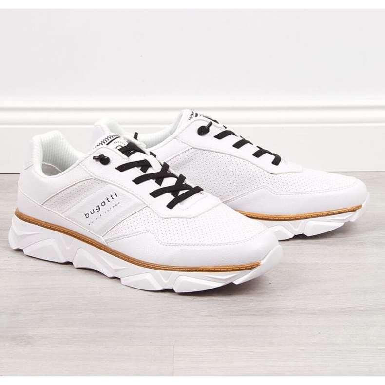 Lässige Sportschuhe Bugatti M JJ153186 weiß 1
