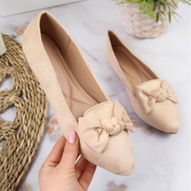 Ballerinas Lordsy mit Schleife Potocki W WOL76 beige 1