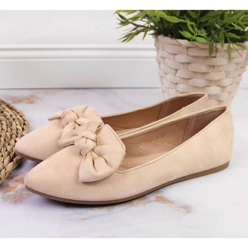 Ballerinas Lordsy mit Schleife Potocki W WOL76 beige 2