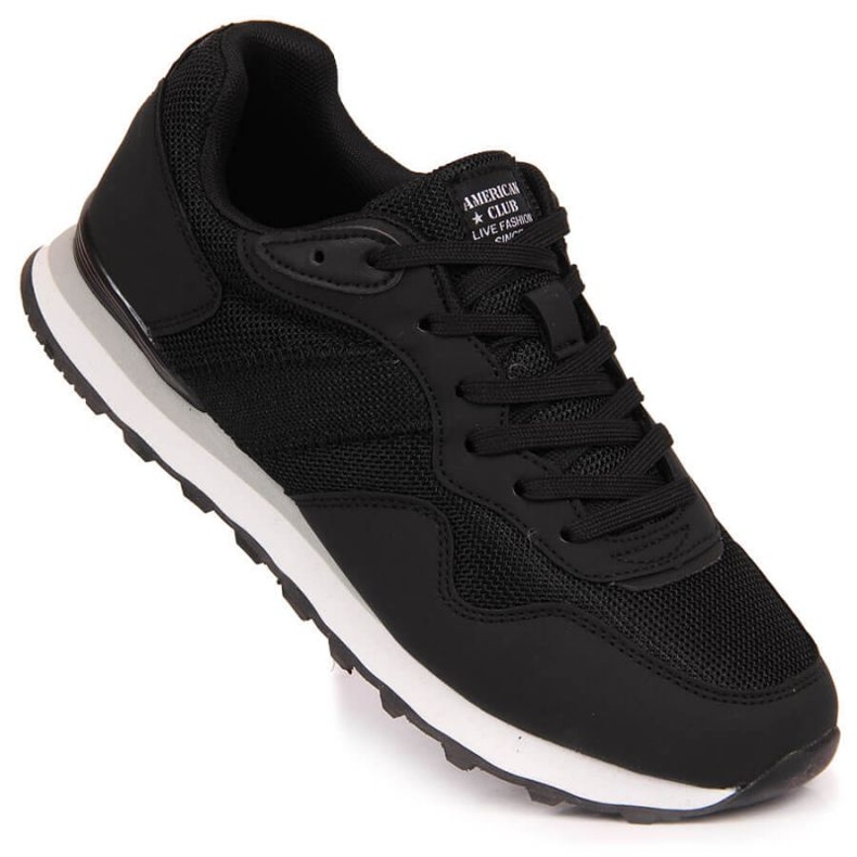 American Club W AM877A schwarze Sportschuhe 1