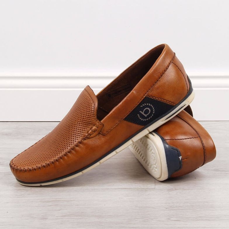 Bugatti JJ153094 Ledermokassins, braun 2