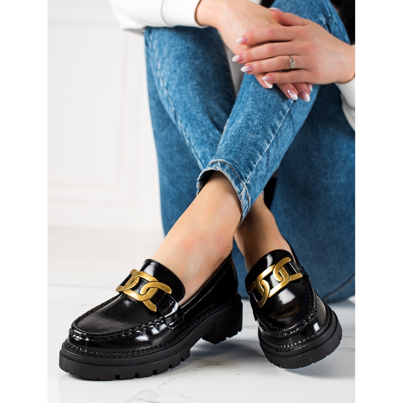 Modische La.Fi-Slipper schwarz 2