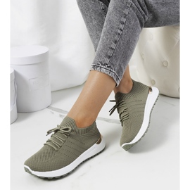 Grüne Sportschuhe von Ellice khaki 1