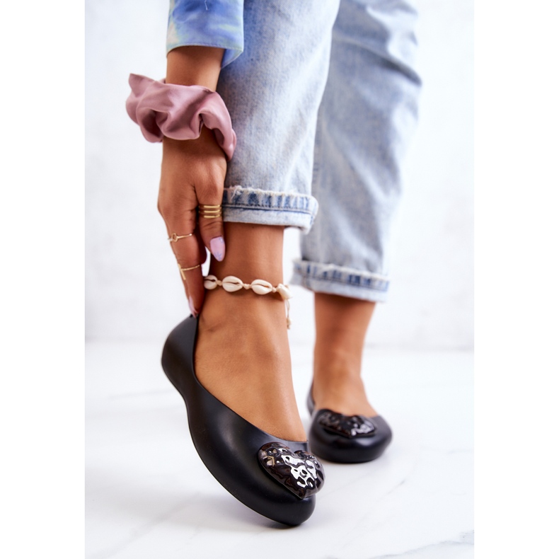 Duftende Gummi-Ballerinas für Damen ZAXY JJ285046 Schwarz 1