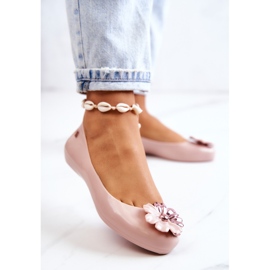 Duftende Gummi-Ballerinas für Damen ZAXY JJ285051 Nude rosa 2