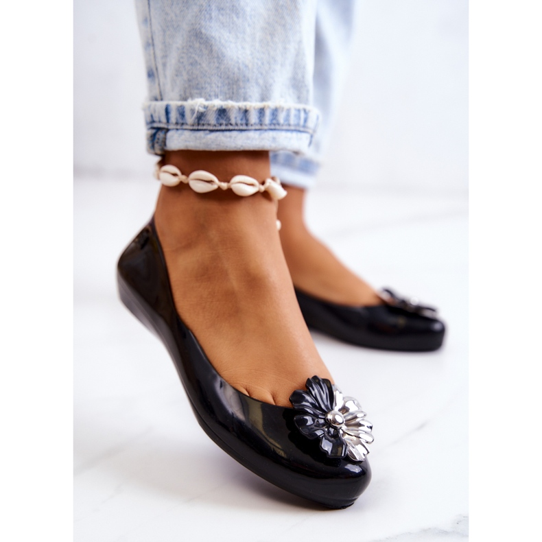 Duftende Gummi-Ballerinas für Damen ZAXY JJ285048 Schwarz 2