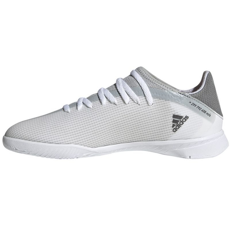 Adidas X Speedflow.3 In Jr FY3315 Fußballschuhe grau-weiß grautöne 1
