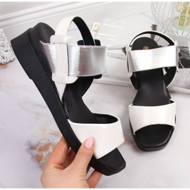 Keilsandalen Potocki W WOL75B weiß 1