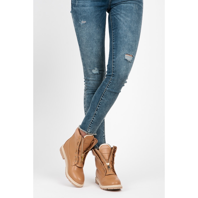 Vices Stylische Trapper auf einem Slider braun 2