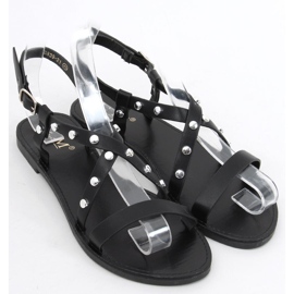 Badra Schwarze Damensandalen 2