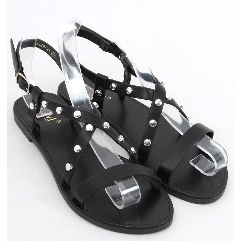 Badra Schwarze Damensandalen 2