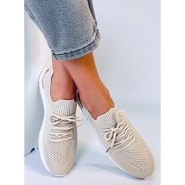 Bello Beige Socken Sportschuhe 2