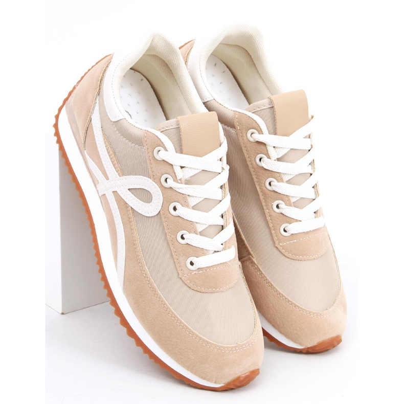 Coby Khaki-Trainer beige 1