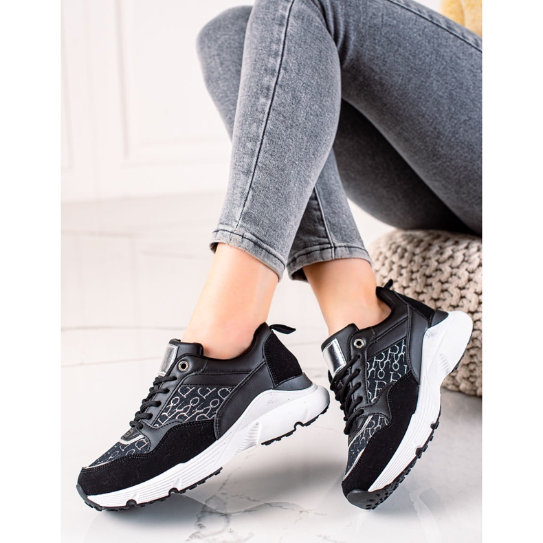 Renda Stylische Sneaker schwarz 1