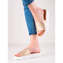 Encor Goldene Pantoffeln auf der Plattform 1