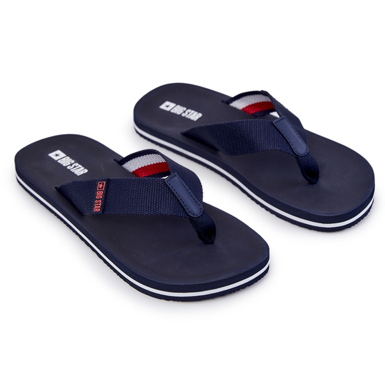 Herren Flip-Flops Big Star JJ174518 Marineblau 1